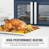image:imageMartha Stewart French Door Air Fryer Toaster Oven Combo 34QT Countertop Convection 12in1 Bake Broil Roast Fits 12 PizzaDehydrate5 Accessories Air Fry Basket Stainless Steel Linen CreamIndigo Blue